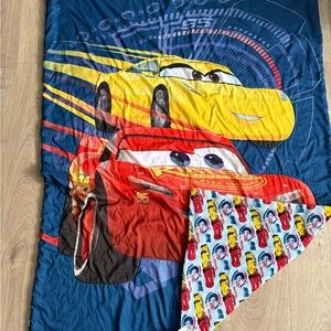 Lightning McQueen Cars Reversible Comforter – Fleece Lined
